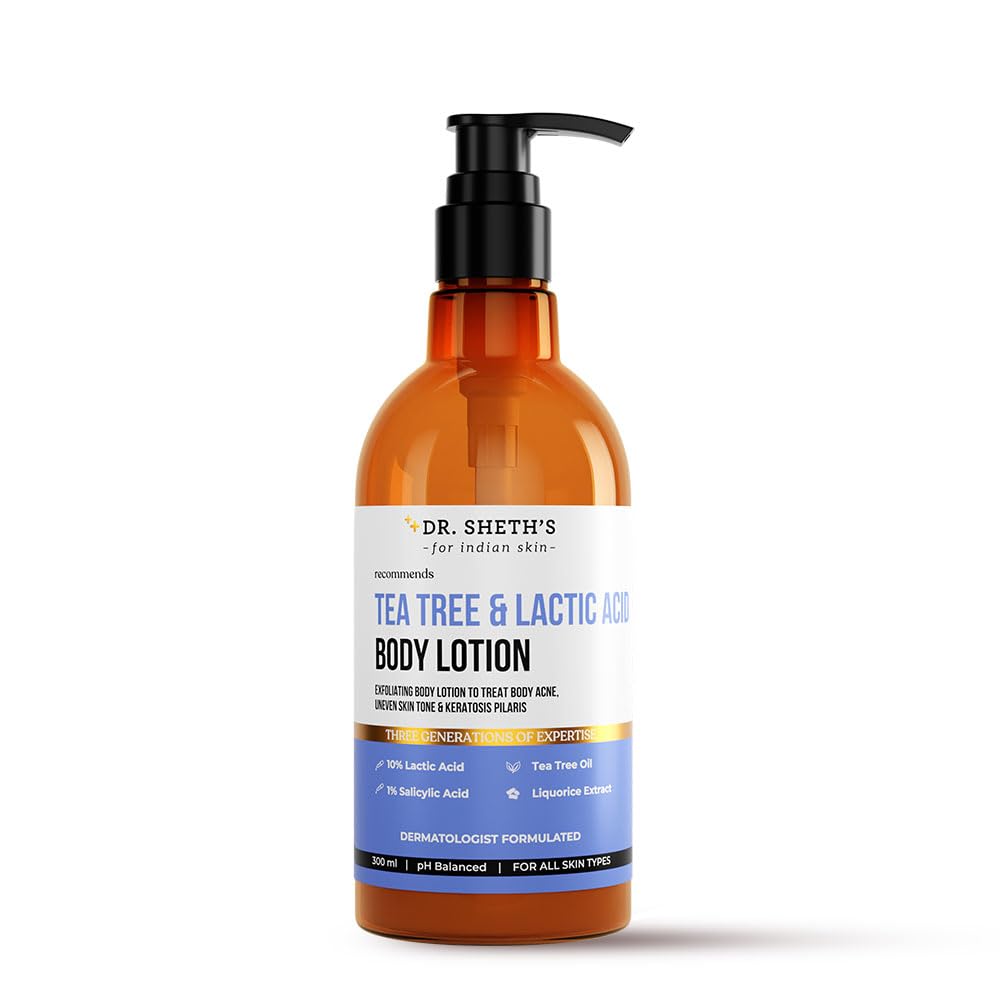 Dr. Sheth's Tea Tree & Lactic Acid Body Lotion- 300 ml