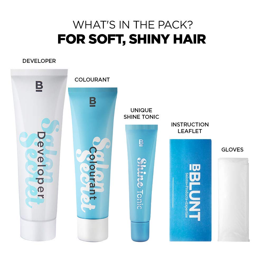 BBlunt Salon Secret High Shine Creme Hair Colour 50ml+50ml+8ml