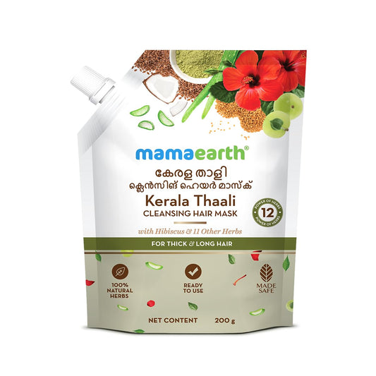 Mamaearth Kerala Thaali Cleansing Hair Mask for Thick & Long Hair 200g