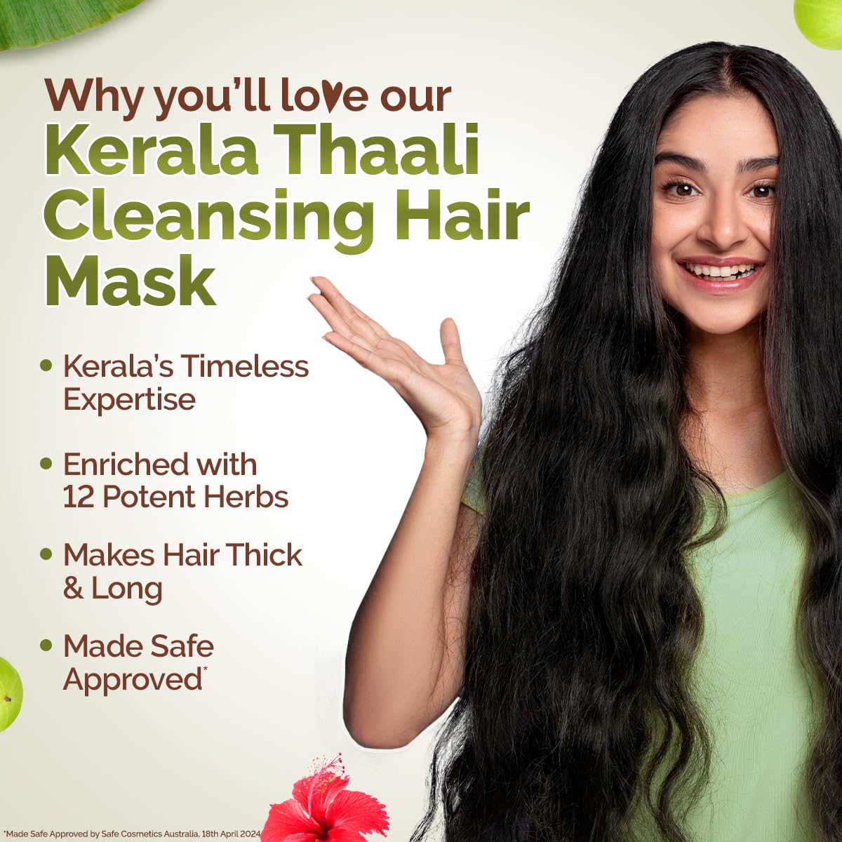 Mamaearth Kerala Thaali Cleansing Hair Mask for Thick & Long Hair 200g