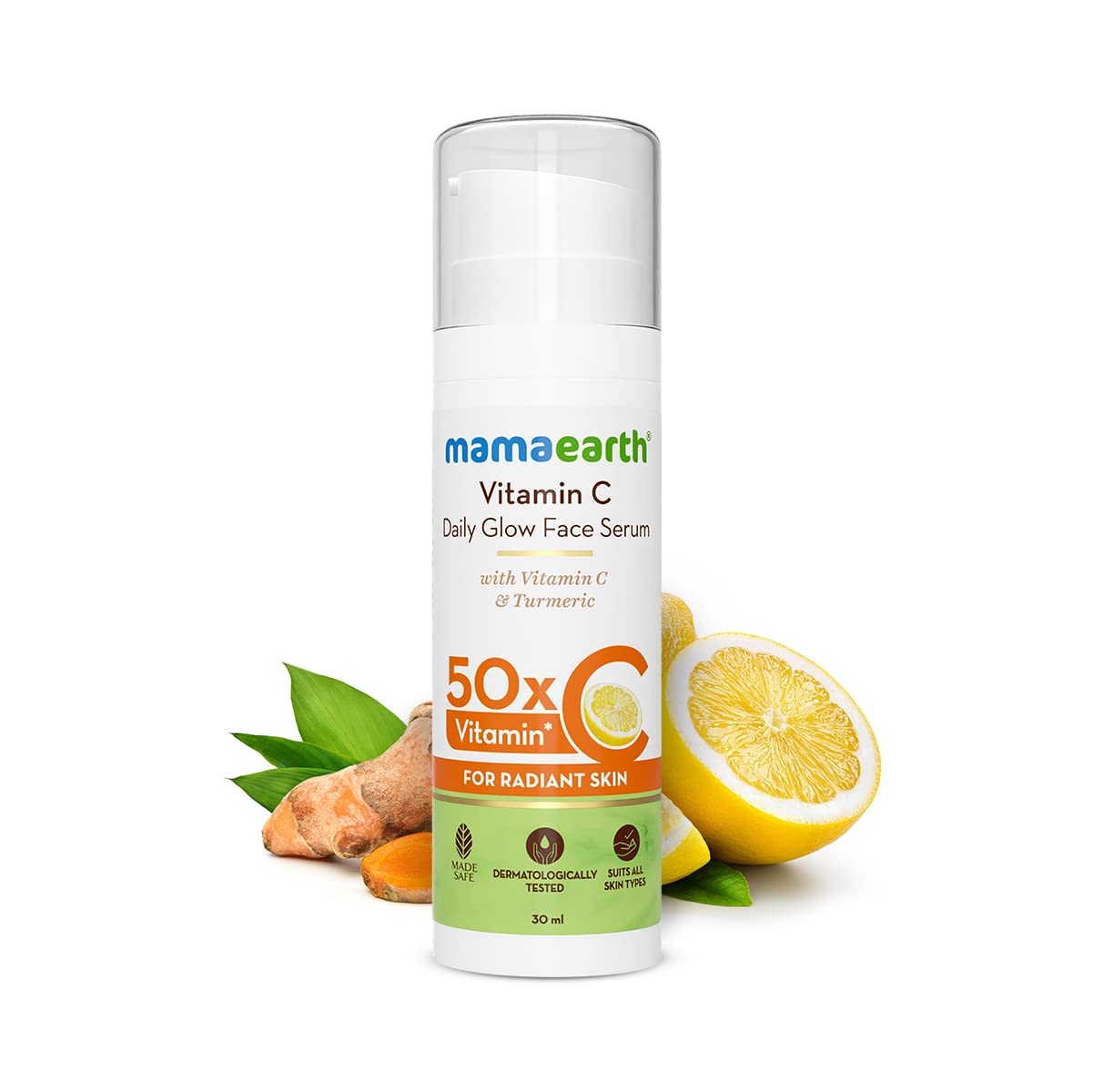 Mamaearth Vitamin C Daily Glow Face Serum 50 X Vitamin C -30ml