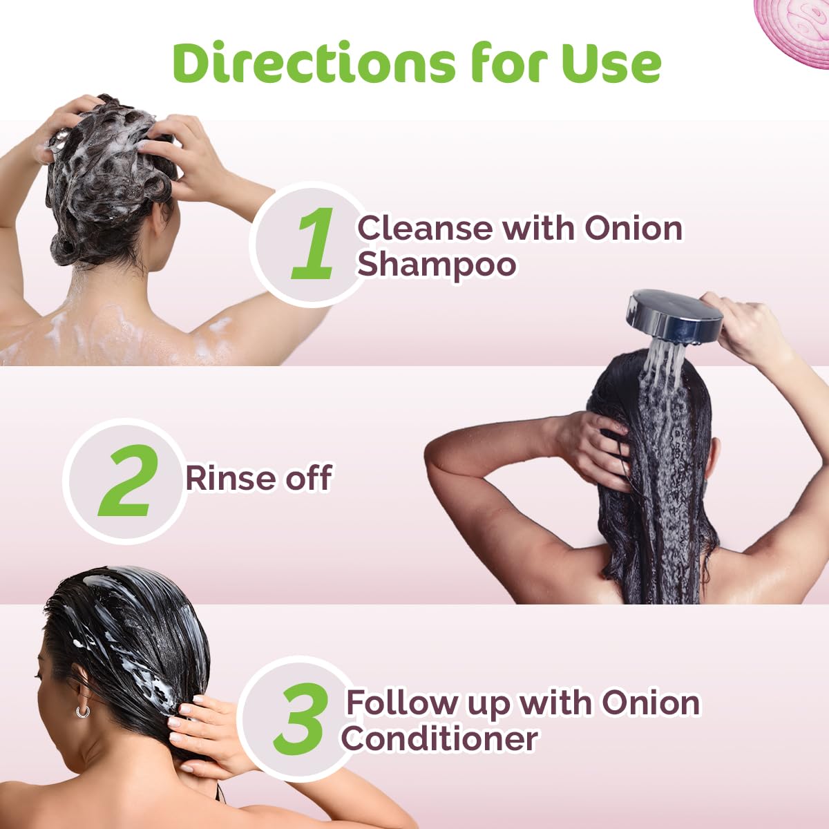 Mamaearth Onion Hair Regrowth Combo Onion Shampoo 250ml + Onion Conditioner 250ml