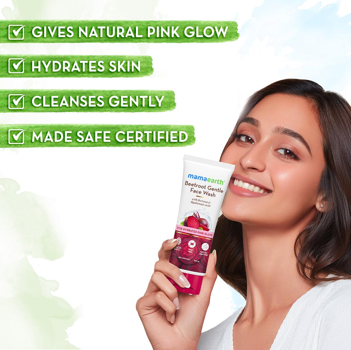 Mamaearth Beetroot Gentle Face Wash - 100ml