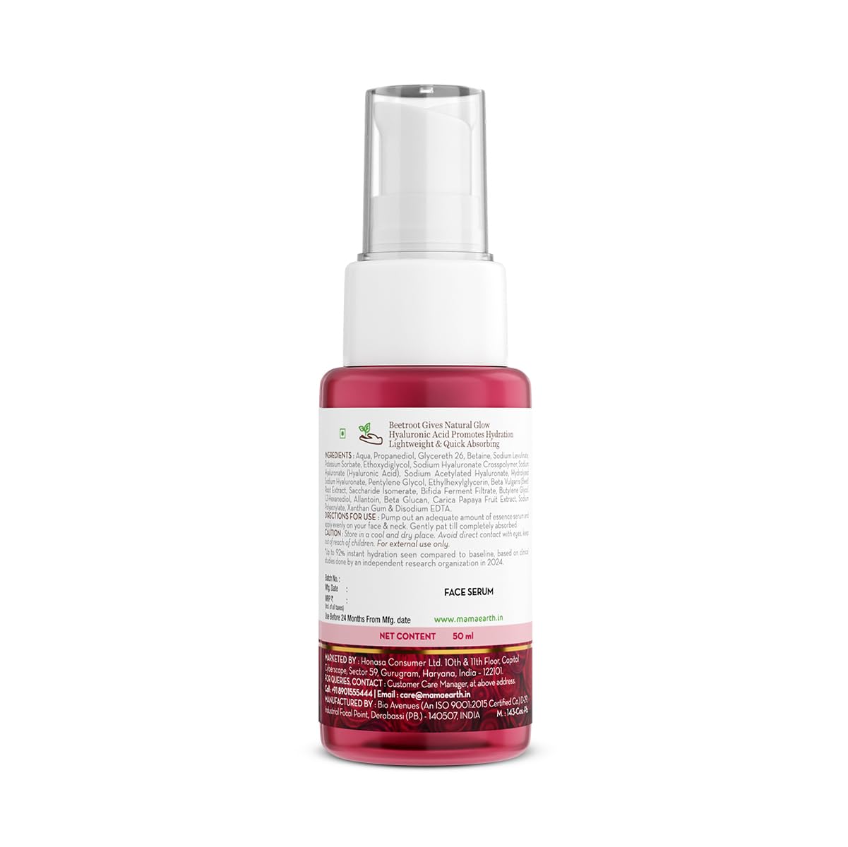 Mamaearth Beetroot Hydraful Essence Serum - 50 ml