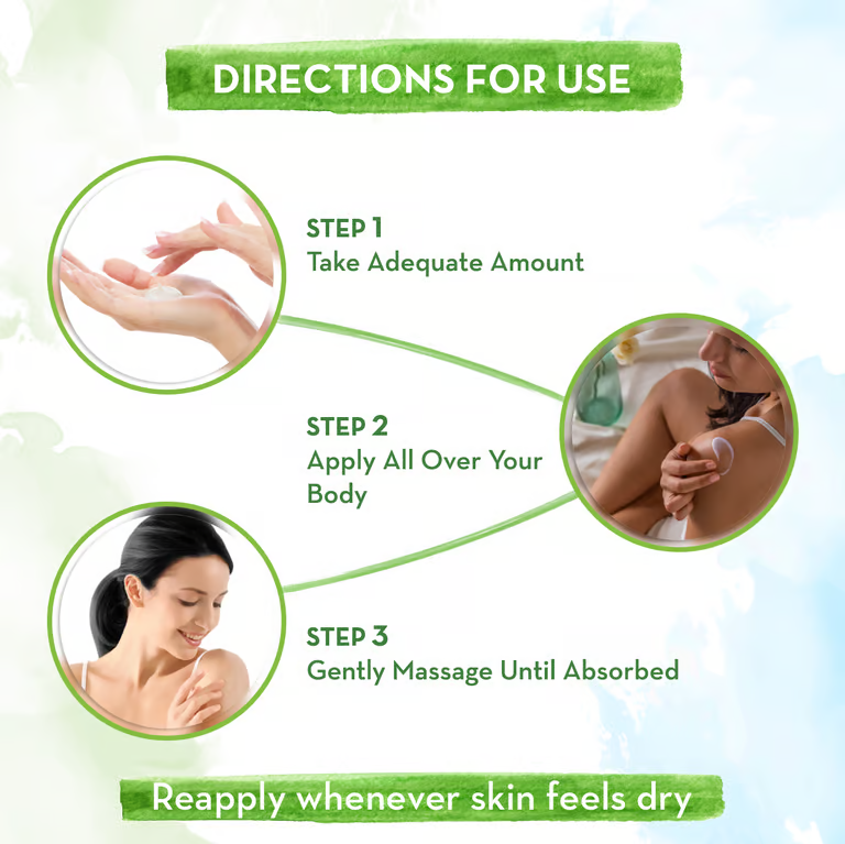 Mamaearth Vitamin C body lotion direction of use