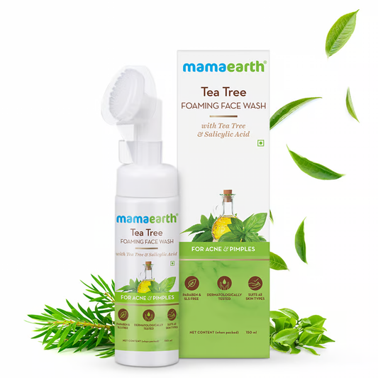 Mamaearth tea tree foaming face wash 