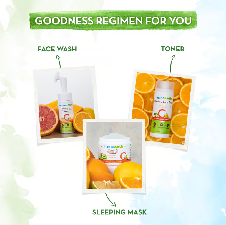 Mamaearth vitamin c sleeping mask goodness regimen for you