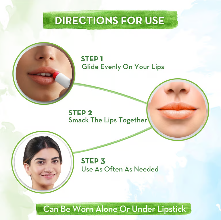 Mamaearth vitamin c tinted lip blam directions for use