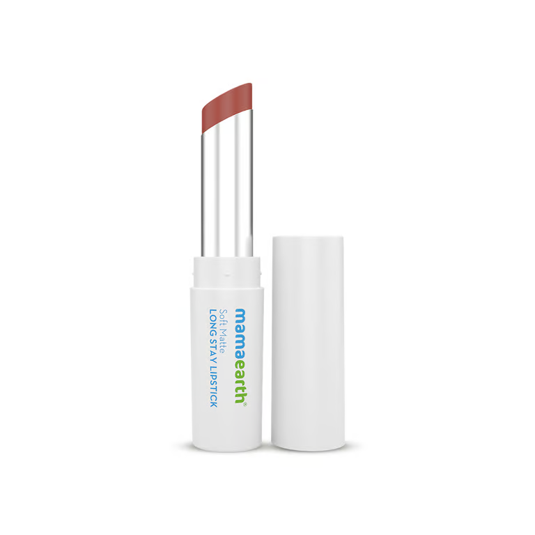 Mamaearth Soft Matte Long Stay Lipstick - Honey Blush- 3.5 g