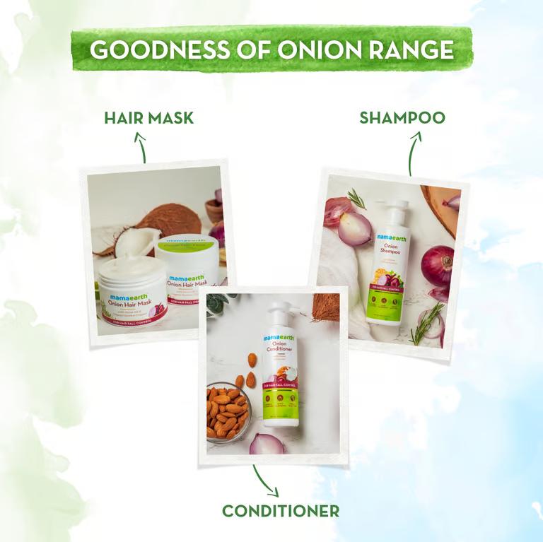 Mamaearth goodness of onion range