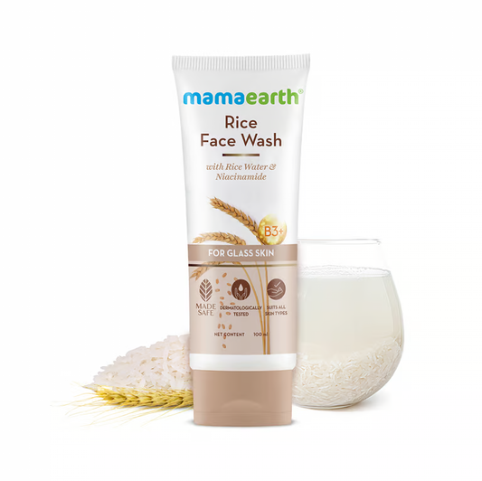 Mamaearth rice face wash 