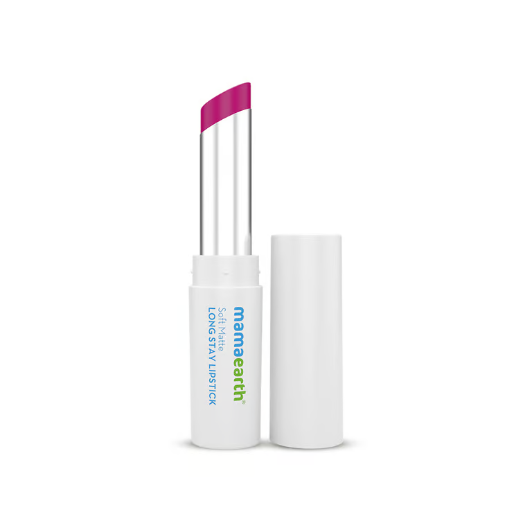 Mamaearth Soft Matte Long Stay Lipstick - Mulberry Pink - 3.5 g