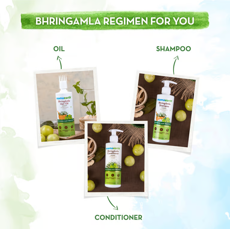 Mamaearth bhringamla regimen for you