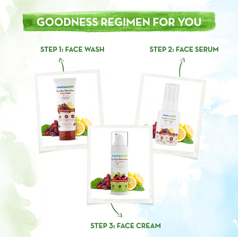 Bye Bye Blemishes Face Wash goodness regimen for you