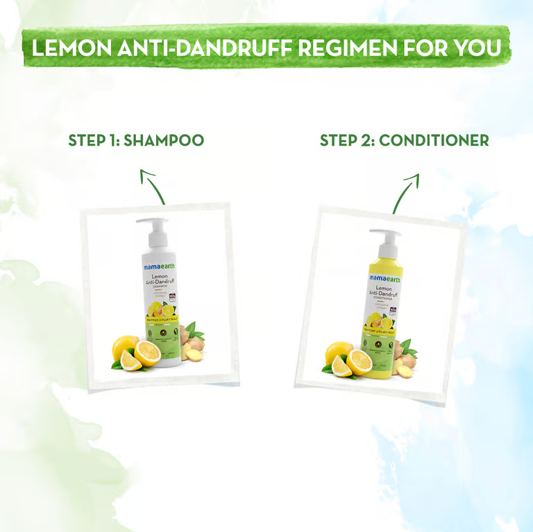 Mamaearth lemon anti-dandruff regimen for you