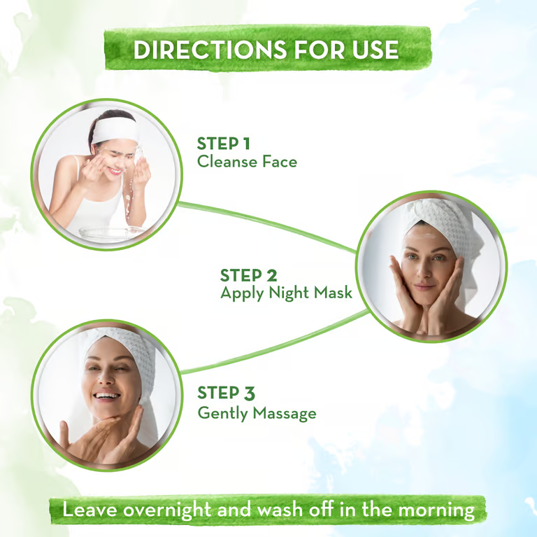 Mamaearth vitamin c sleeping mask directions for use