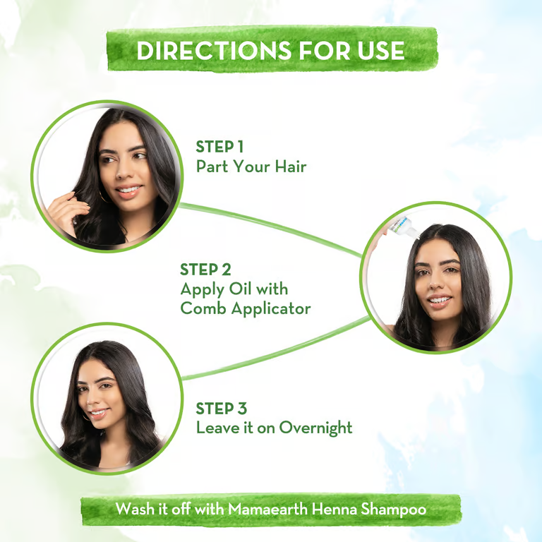 Henna Hair Oil directions for use