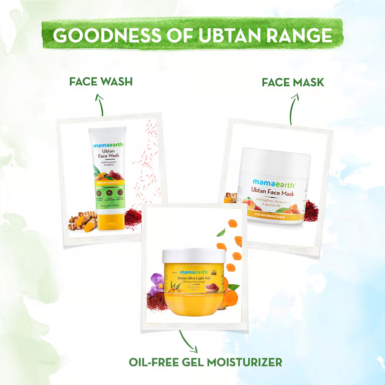 Mamaearth goodness of ubtan range