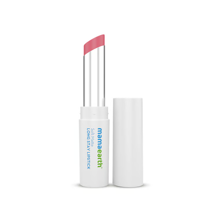 Mamaearth Soft Matte Long Stay Lipstick - Berry Nude - 3.5 g