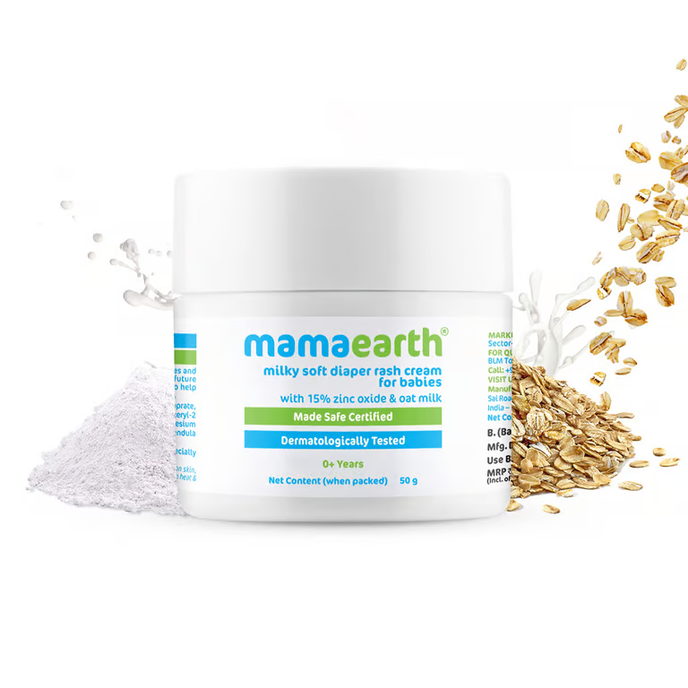 Mamaearth Milky Soft Diaper Rash Cream for Babies