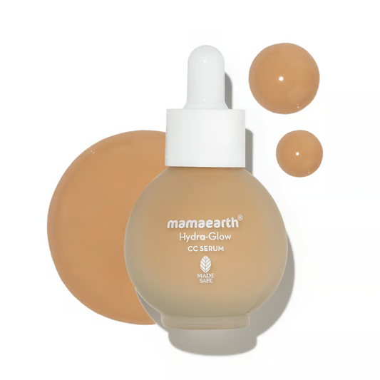 Mamaearth Hydra-Glow CC Serum with Vitamin C & Hyaluronic Acid - Honey - 30 ml