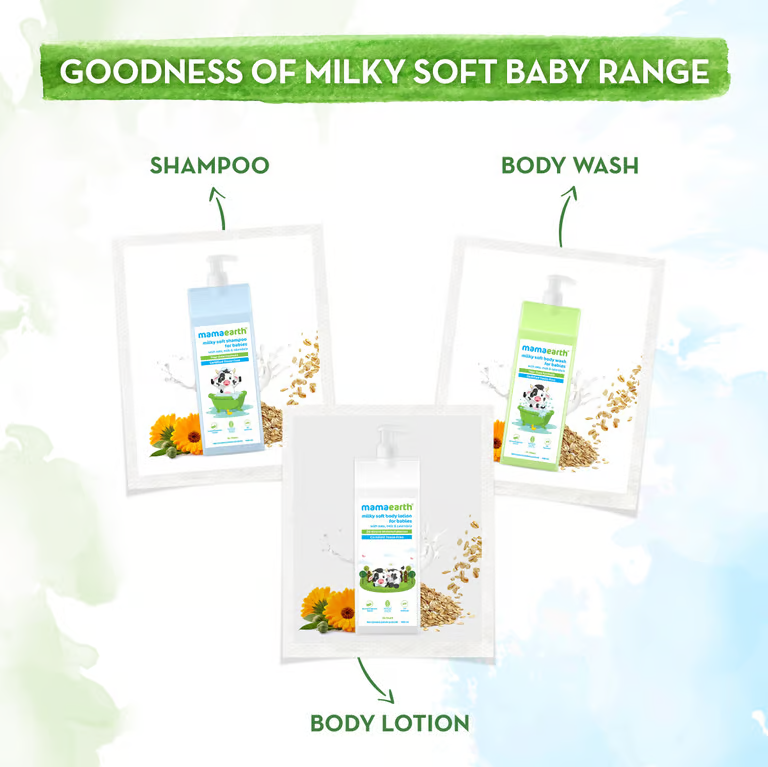 mamaearth milky soft body lotion goodness