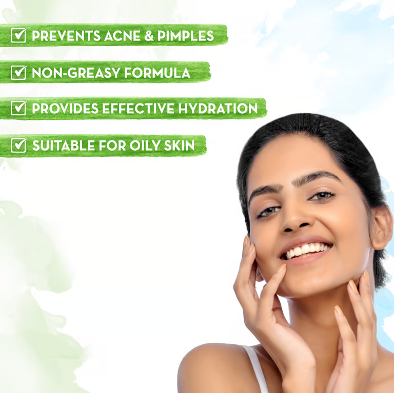 Mamaearth Oil-Free Face Moisturizer for Acne-Prone Skin - 80ml