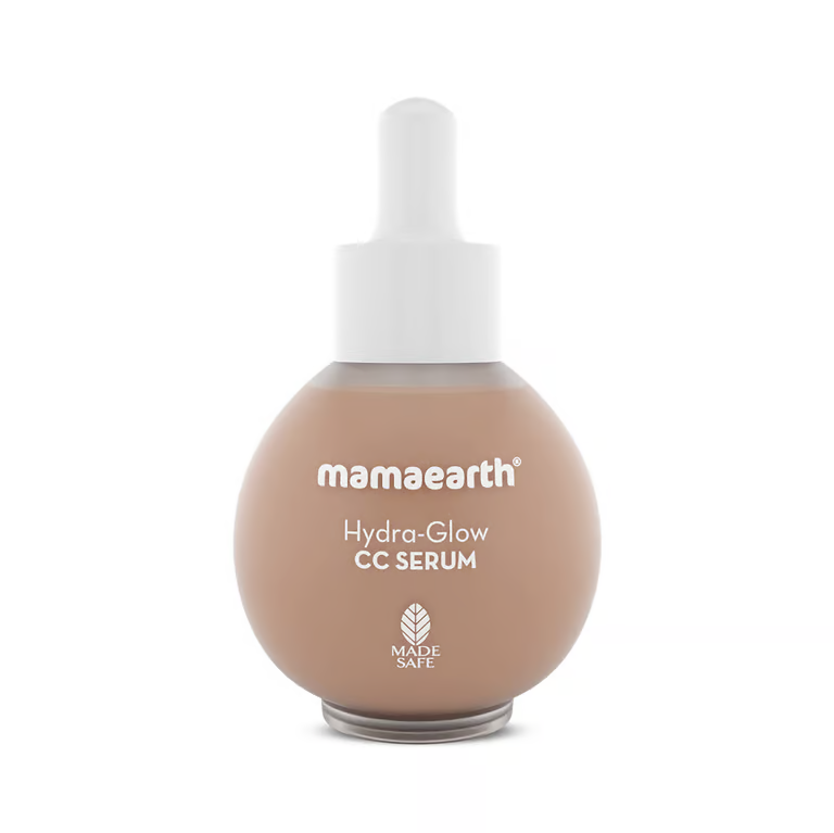 Mamaearth Hydra-Glow CC Serum with Vitamin C & Hyaluronic Acid - Peach - 30 ml