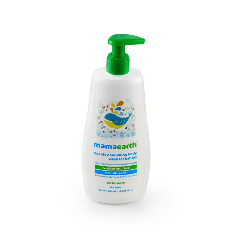 Mamaearth Deeply Nourishing Body Wash for babies - 400ml