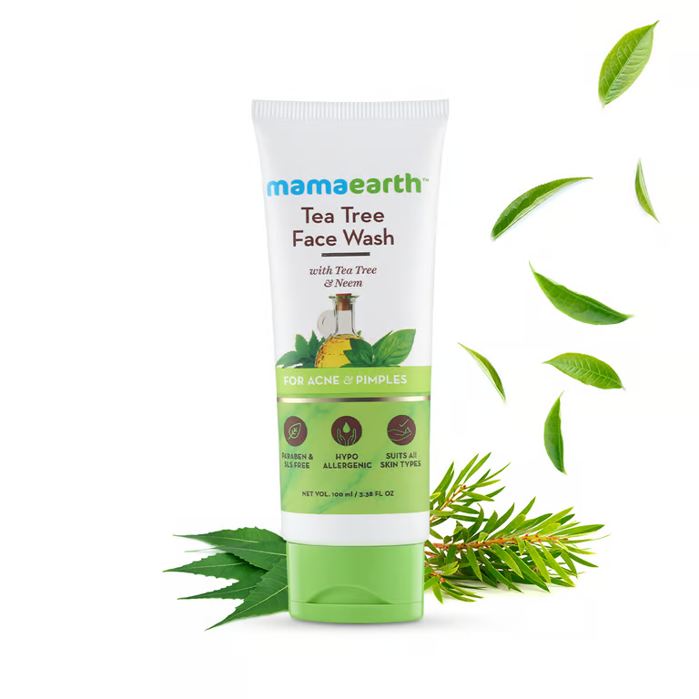 Mamaearth tea tree face wash 