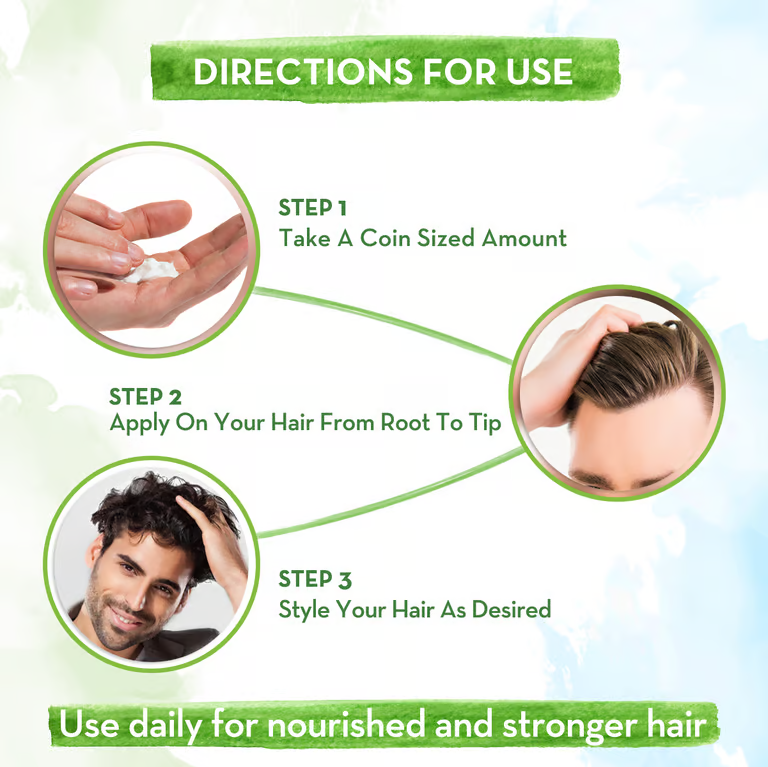 Mamaearth onion hair styling cream directions for use