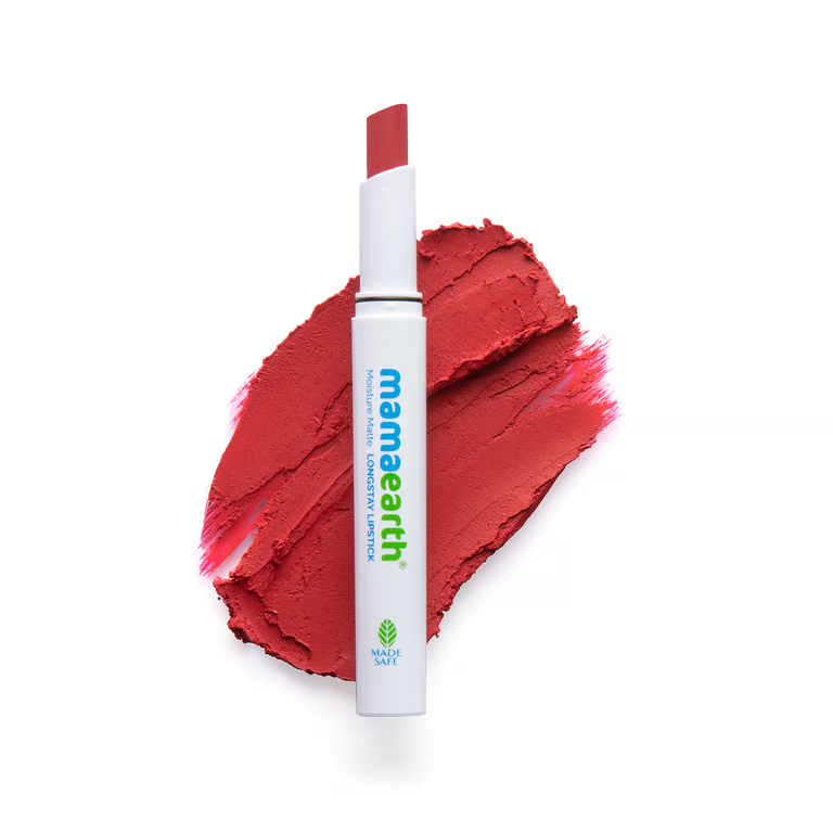 Mamaearth Moisture Matte Longstay Lipstick -2g | Cherry Punch