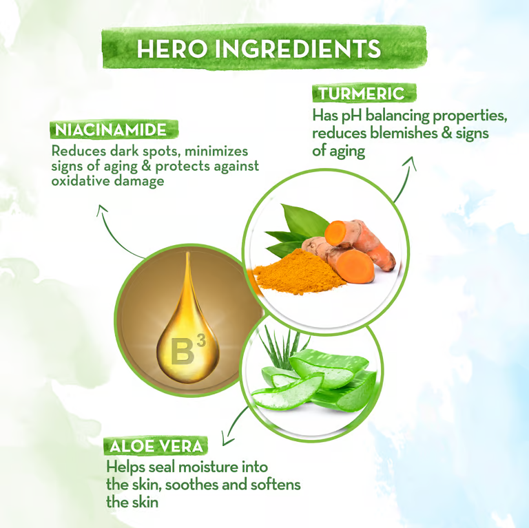 Mamaearth ubtan night face mask hero ingredients