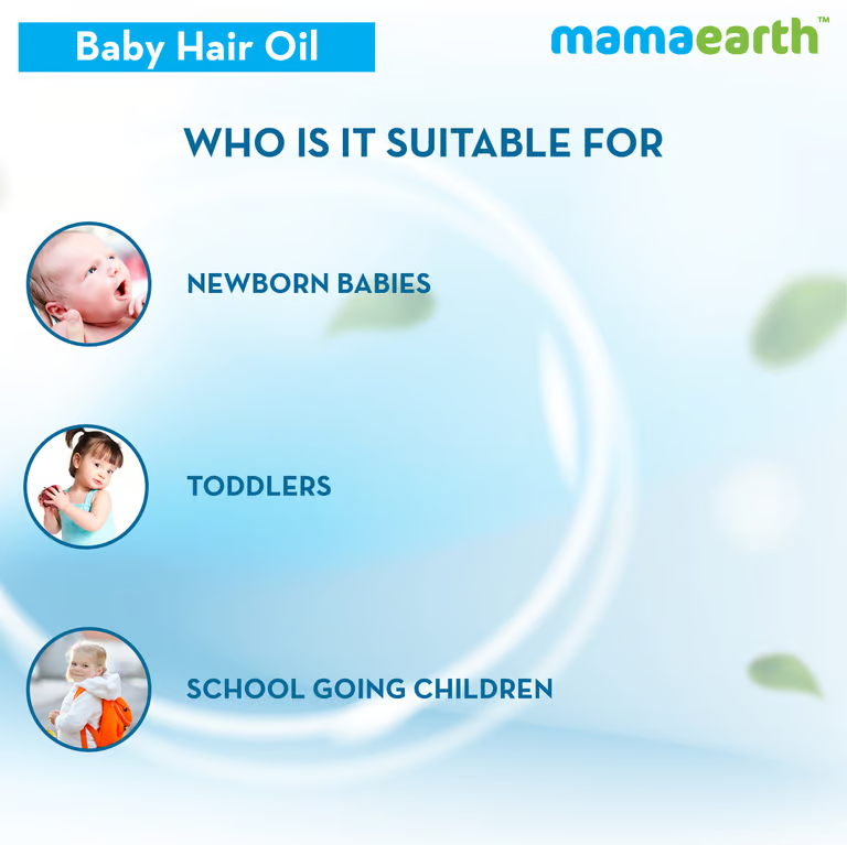 Mamaearth Nourishing Hair Oil for Babies with Almond and Avocado Oil - 200 ml