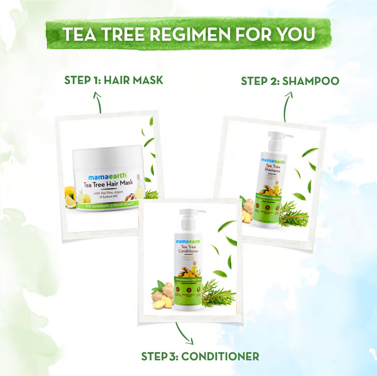 Mamaearth tea tree hair mask tea tree regimen for you