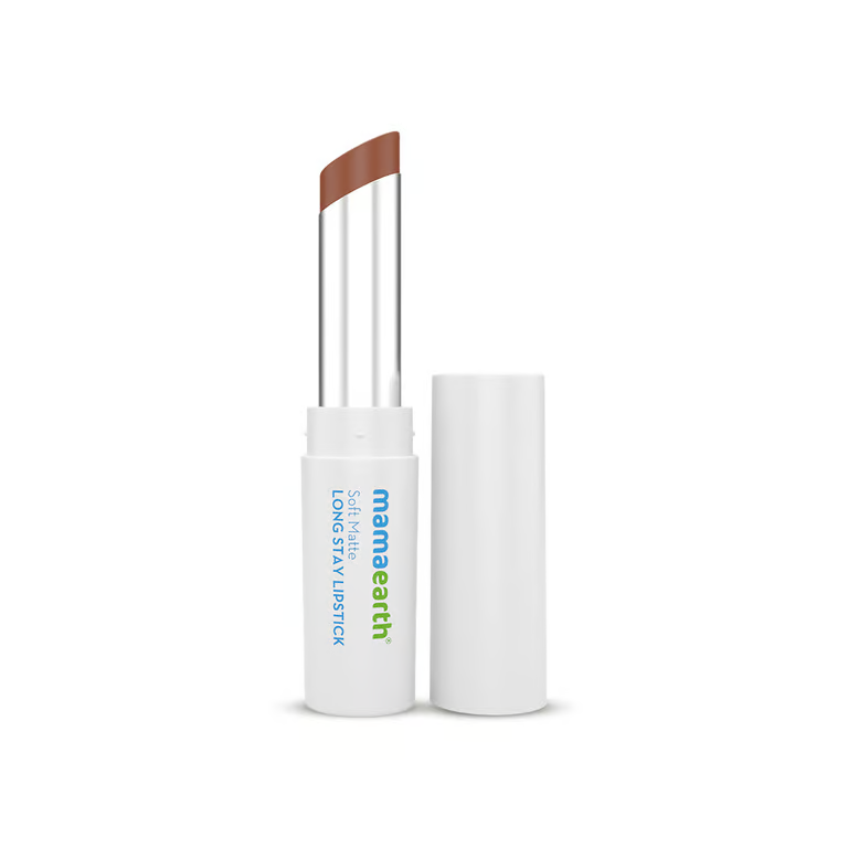 Mamaearth Soft Matte Long Stay Lipstick - Mocha Brown - 3.5 g