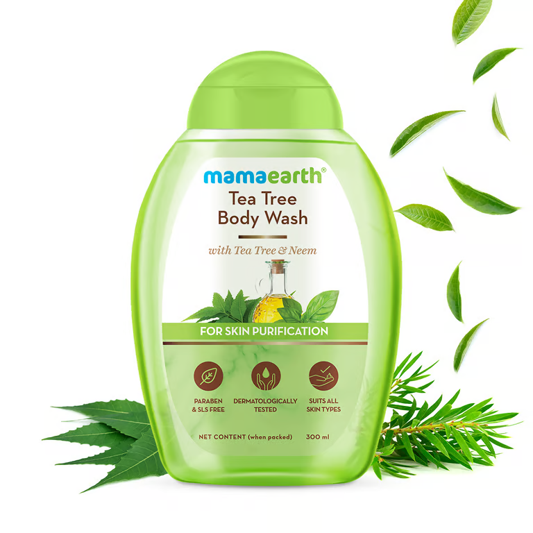 Mamaearth tea tree body wash 