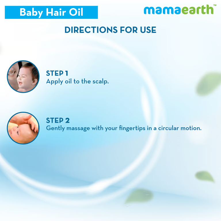 Mamaearth Nourishing Hair Oil for Babies with Almond and Avocado Oil - 200 ml