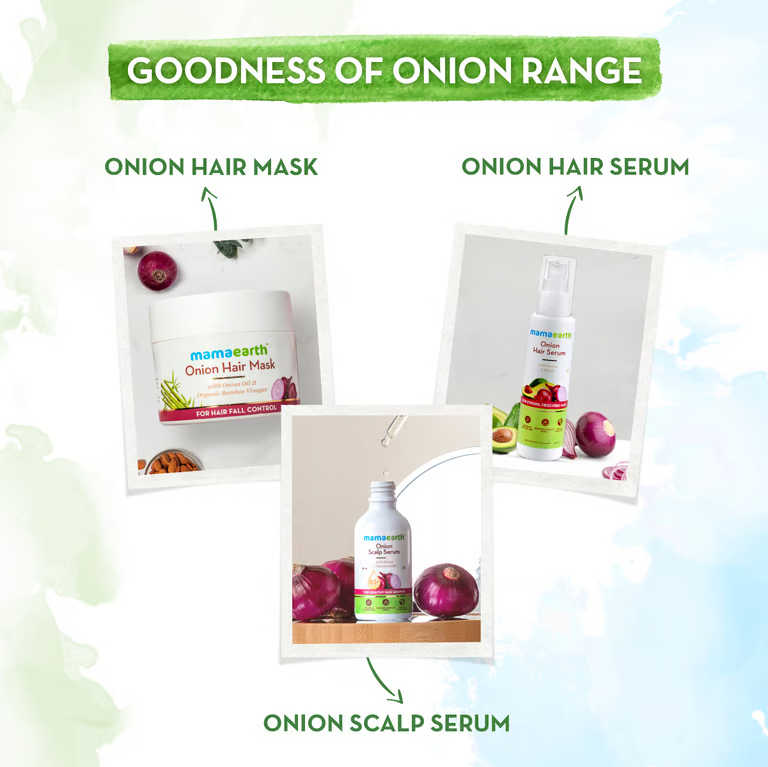 Mamaearth goodness of onion range