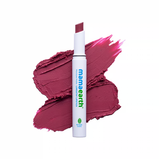 Mamaearth Moisture Matte Long Stay Lipstick - 2g | Candyfloss Pink