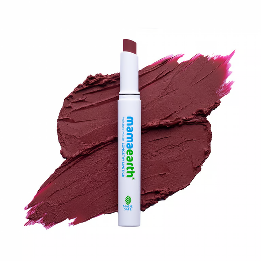 Mamaearth Moisture Matte Long Stay Lipstick - 2g | Plum Punch