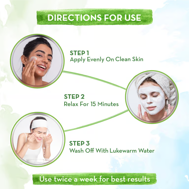 Mamaearth vitamin c face mask direction of use