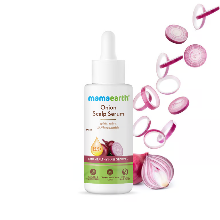 Mamaearth onion scalp serum with onion 