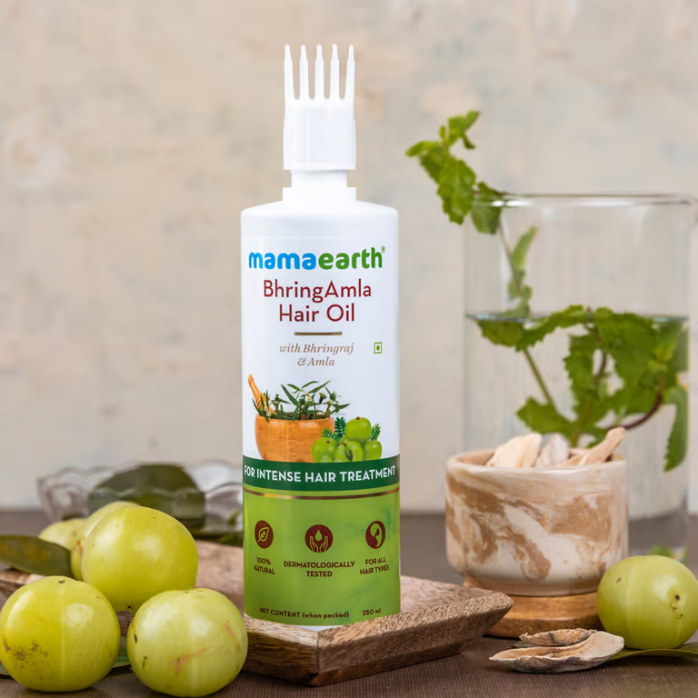 Mamaearth BhringAmla hair oil with amla