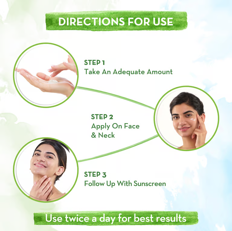 Ubtan oil free face moisturizer directions for use