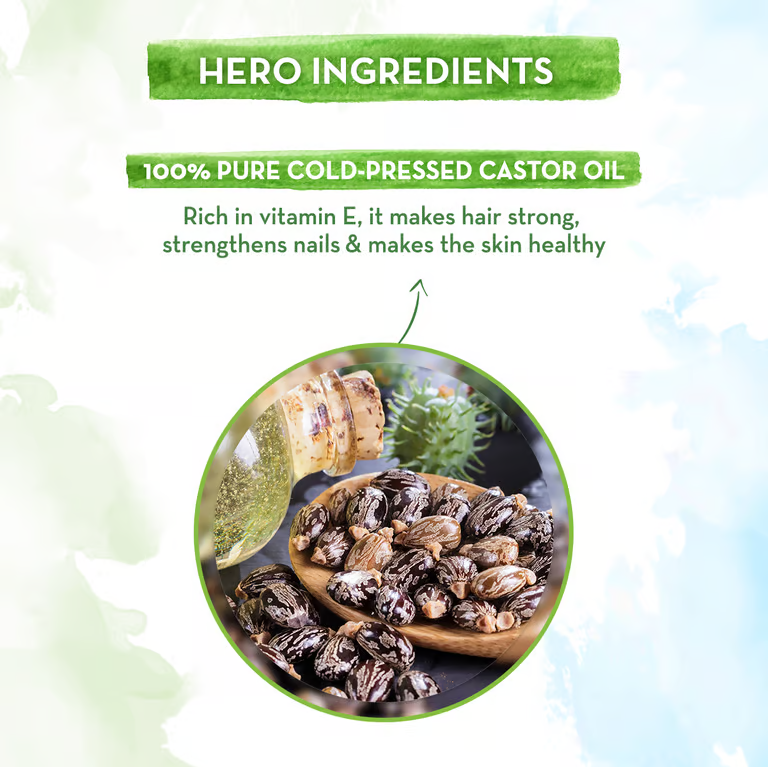 Mamaearth castor oil hero ingredients 