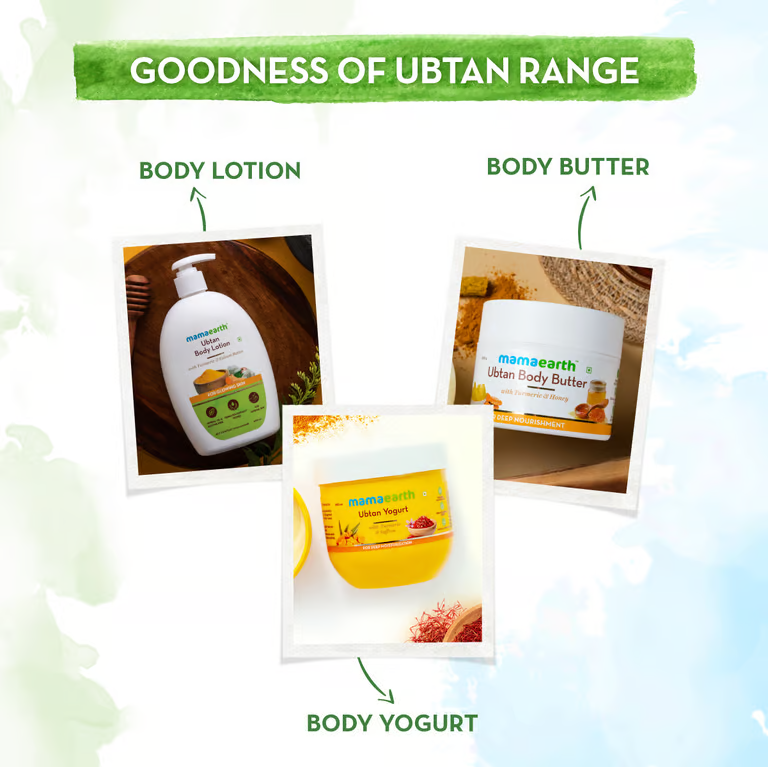 Mamaearth goodness of ubtan range