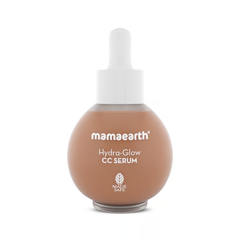 Mamaearth Hydra-Glow CC Serum with Vitamin C & Hyaluronic Acid - Honey - 30 ml