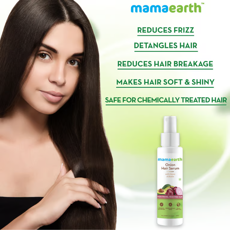 Mamaearth onion hair serum benefits