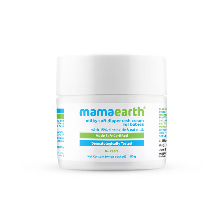 Mamaearth Milky Soft Diaper Rash Cream for Babies